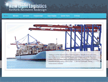 Tablet Screenshot of newlightlogistics.com